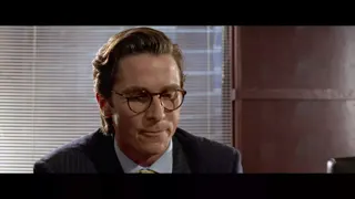 American Psycho - Business Card Scene at 00:51 — VAN PATTEN