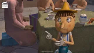 Shrek the Third Pinocchio tries to lie at 01:21 — PINOCCHIO